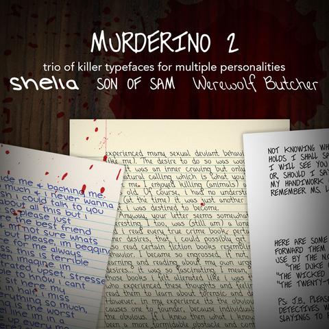 Murderino 2 Font Family